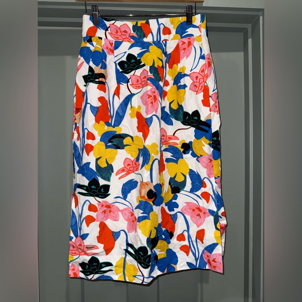 J crew women’s 6 linen/Lyocell blend skirt